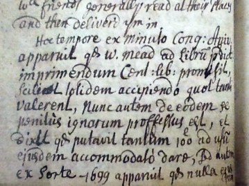 John Kelsall's account of Yearly Meeting 1704 (MS VOL S 193/4)