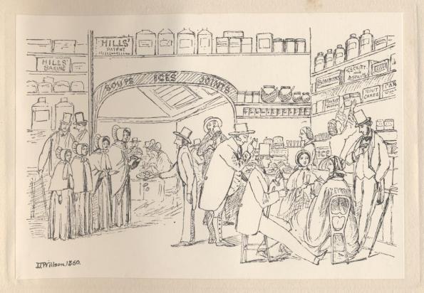 Friends at Hills the Confectioners