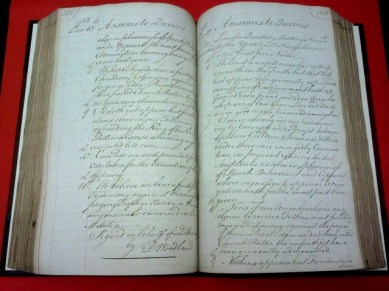 Lincolnshire QM answers to queries 1788