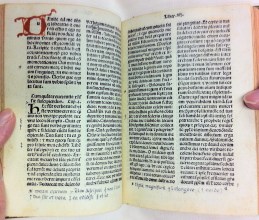 Pages from De Imitatione Christi by Thomas à Kempis, Milan, 1488