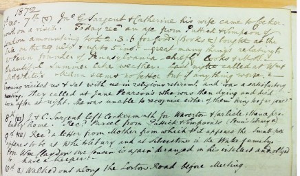 Henry Thomas Wake trade book, 7 March 1872 (TEMP MSS 995/6)