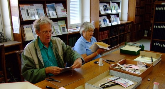 NADFAS volunteers at work