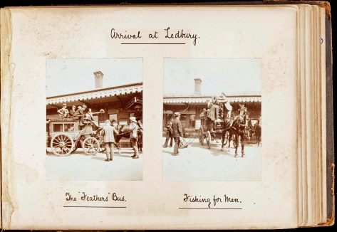 Falcons 1908 - Arrival at Ledbury-edit