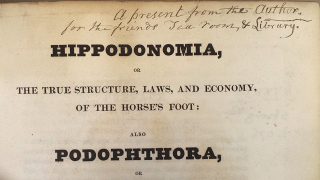 Bracy Clark presentation inscription