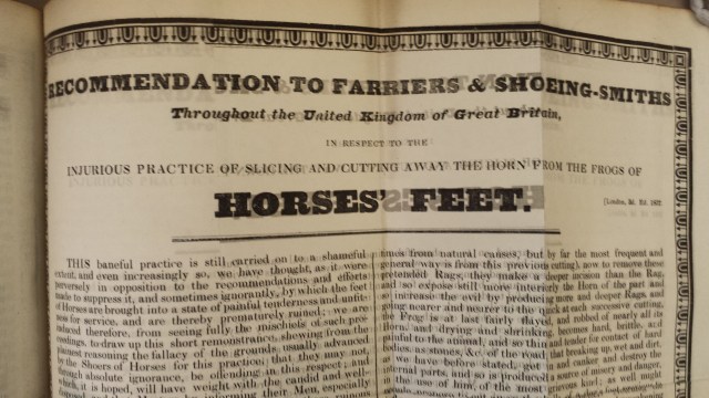 Bracy Clark, Recommendation to farriers & shoeing-smiths throughout the United Kingdom. 3rd ed (1837)