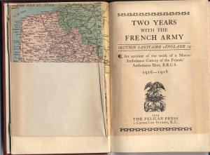 Two years with the French Army: Section Sanitaire Anglaise 19 (1919)