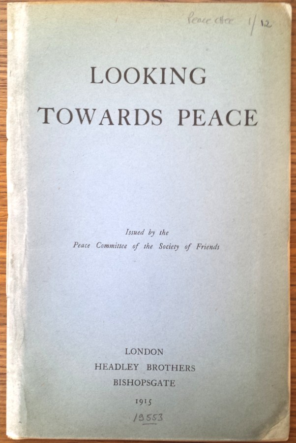 Looking towards peace