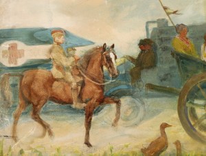 Detail of La Panne by Donald Wood