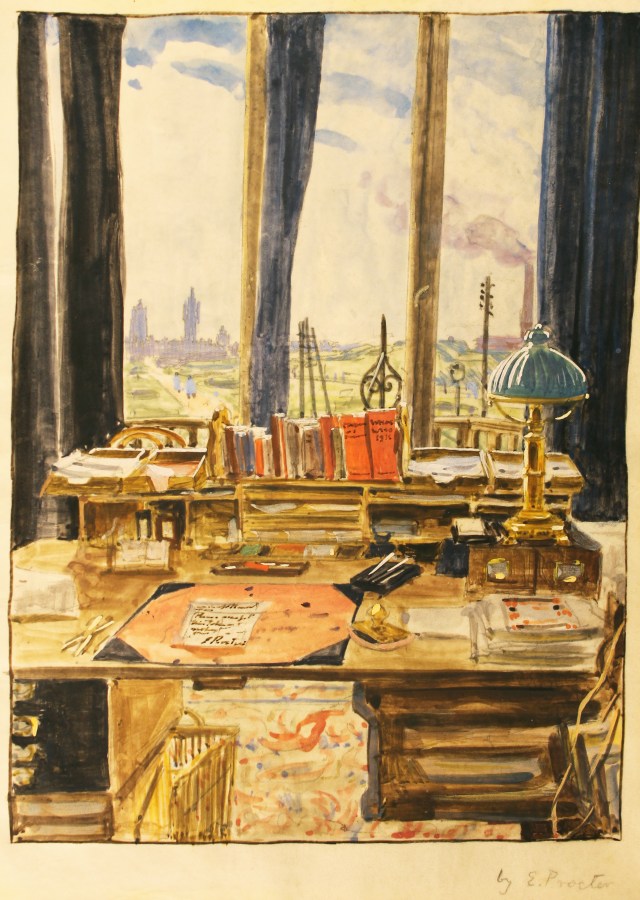 Ernest Procter's room, France