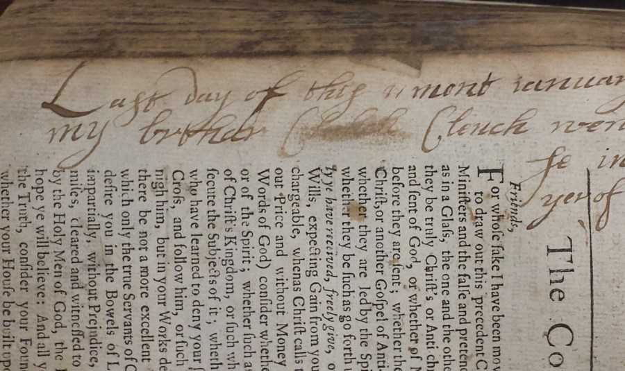 Marginal writing (Hawkins Vol. 20/21a)