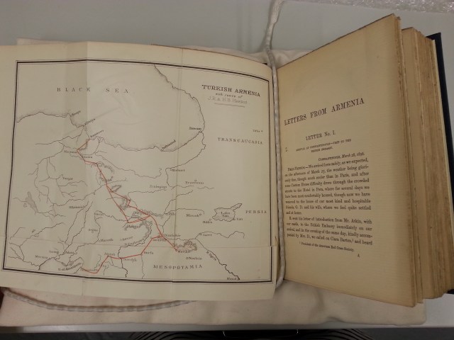 Map showing the route of J. Rendel and Helen Harris 1896