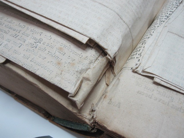 Hawkins volume 67 before treatment - folded broadsides