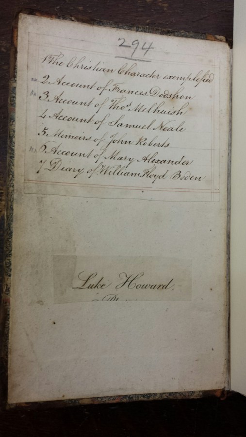 Tract volume 294: Luke Howard's book