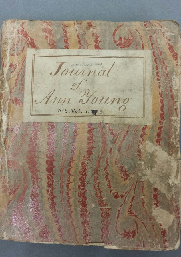 Journal of Ann Young, circa 1768 (Library reference MS Vol S 31)