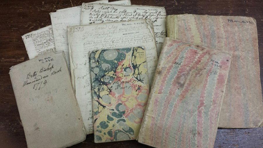 Diaries of Betty Bishop, 1779-1801 (Library reference MS Vol S 83)