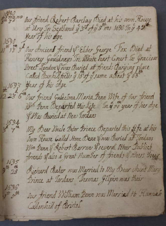 Rebekah Butterfield’s Diary (Library reference: MS Vol S 73)
