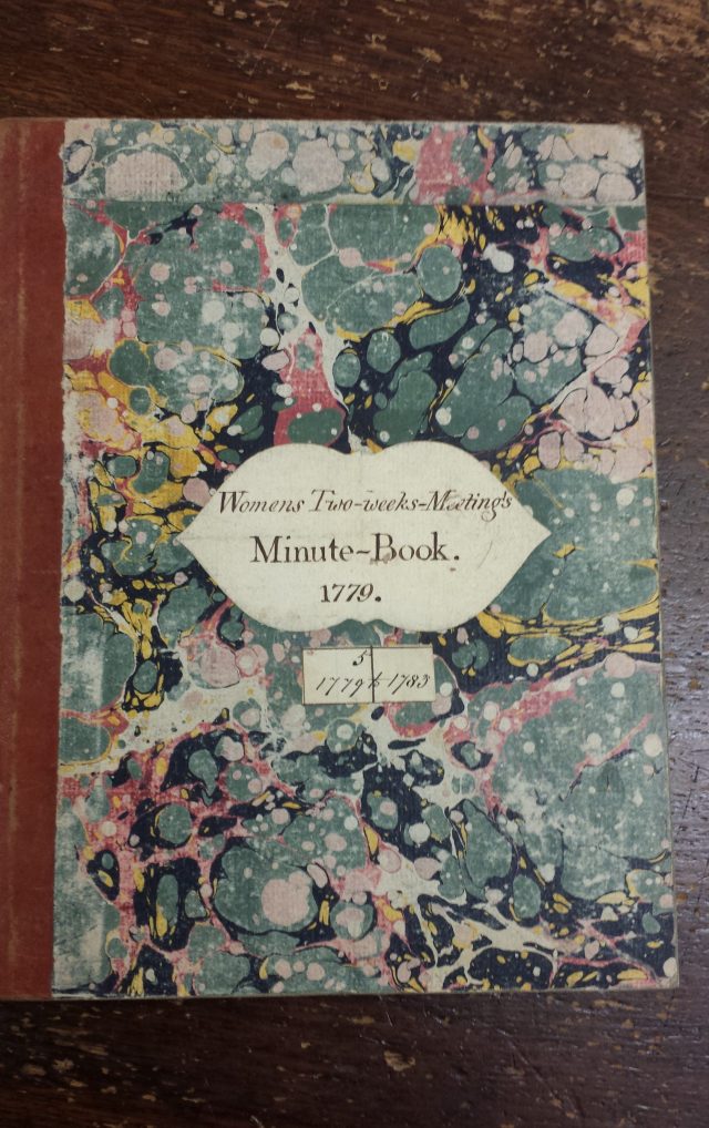 Womens Two Weeks Meeting Minute book 1779-1783