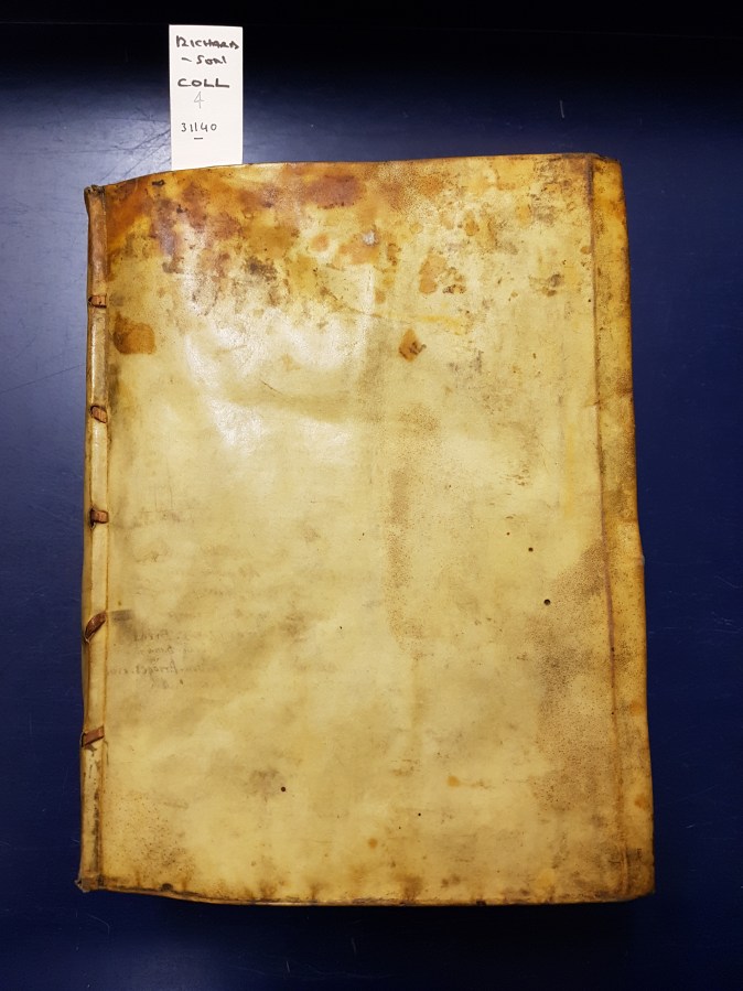Vellum binding of Richardson Collection 4