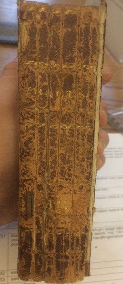 Tract Vol 393 spine leather deterioration