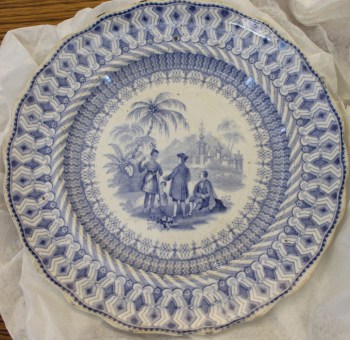William Penn commemorative china: small plate