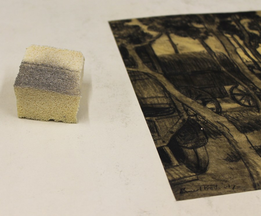 Cleaning surface dirt off old mount