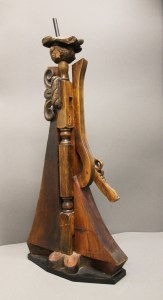 Hugo Powell. The Sentinel. Wooden sculpture