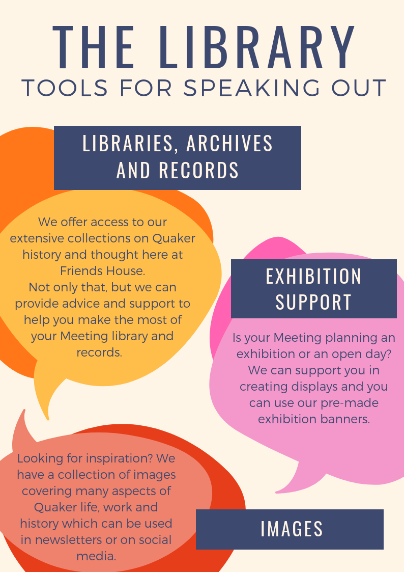 Friends House Library Poster