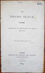 The Negro slave: a tale (1830), title page